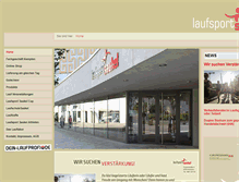 Tablet Screenshot of laufsport-saukel.de
